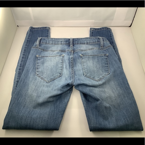 Cello Jeans Distressed Skinny Blue Jeans 5 - Picture 6 of 7